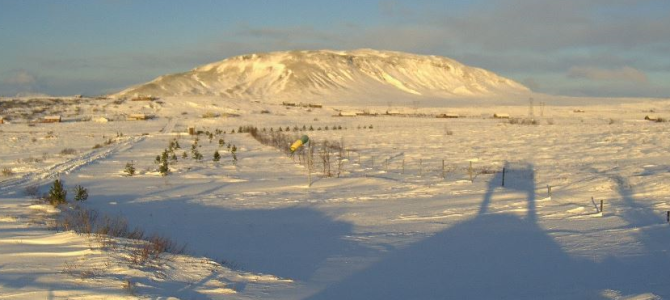 30. janúar 2016 – Fagurt í Kerhrauninu og styttist í vorið