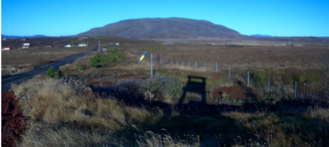 Blíðskaparveður þegar „Samlagsvegaframkvæmdum“ er að ljúka