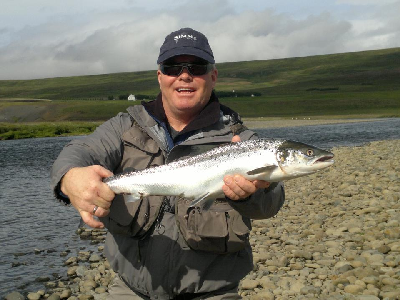 Þetta er góð byjun á góðum degi hjá Garðari gleðipinna